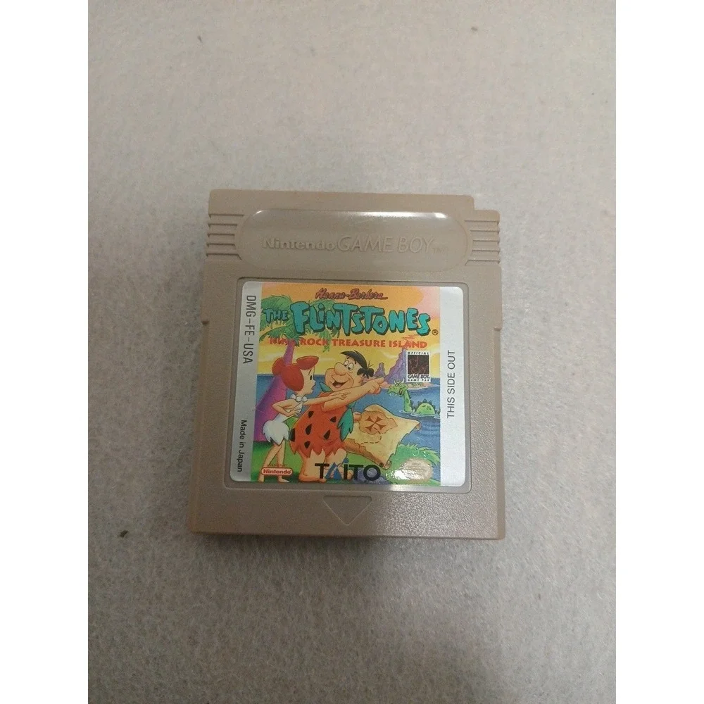 The Flintstones King Rock Treasure Island Nintendo Game Boy - Authentic Mint!